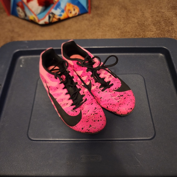Nike Track Spikes Pink and Black - Picture 1 of 4